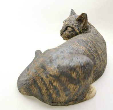 Katzenskulpturenurne